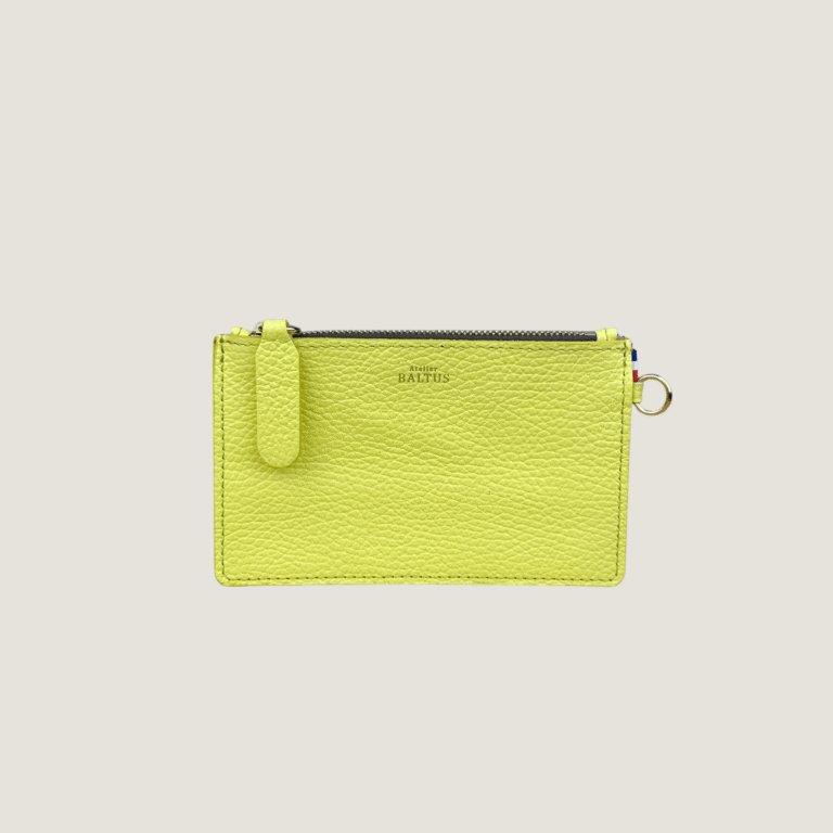 Atelier BALTUS - Jade - Mini pochette porte-cartes en cuir – Noir