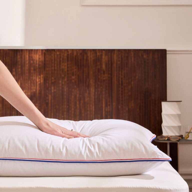 OREILLERSTIGNES Z012048 La Couette Française - Oreiller Tignes - Moelleux (Duvet) – 65x65
