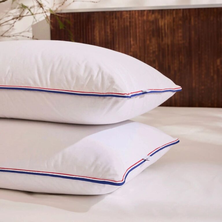 La Couette Française - Oreiller Avoriaz - Mi-Ferme (Plumettes) – 65x65