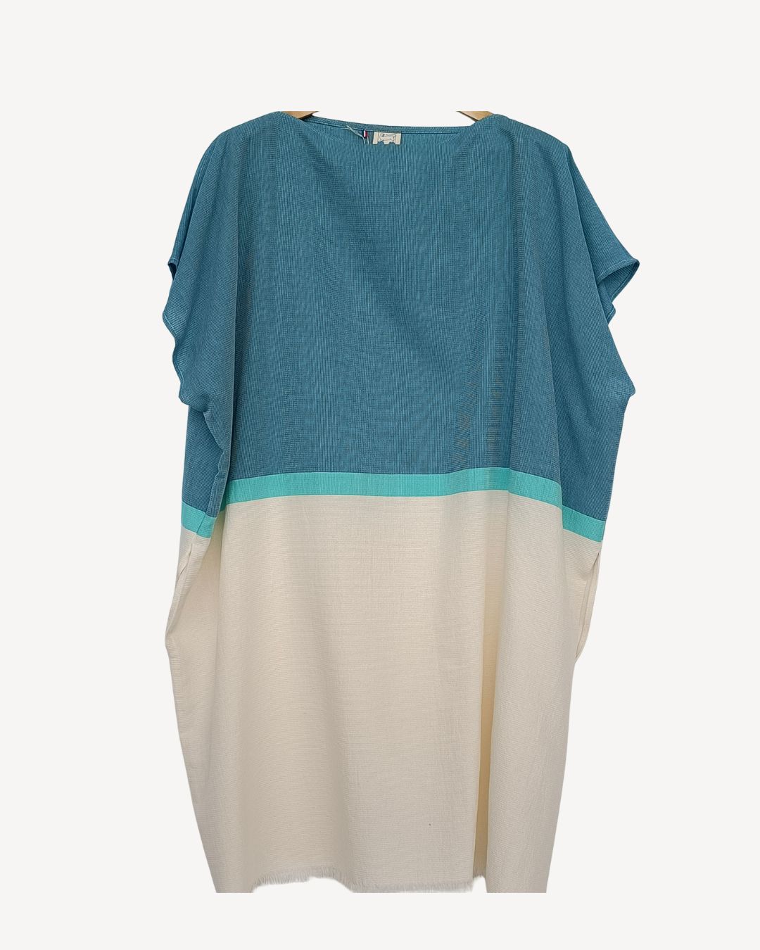 P27EMERAUDE Aux Bains Français - Poncho de Plage "Emeraude"