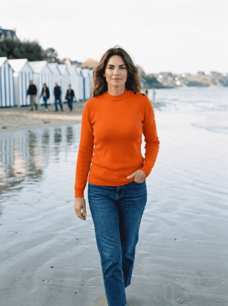 Baie des Caps - Pull marin femme Petit Erquy 100% laine vierge Bretagne