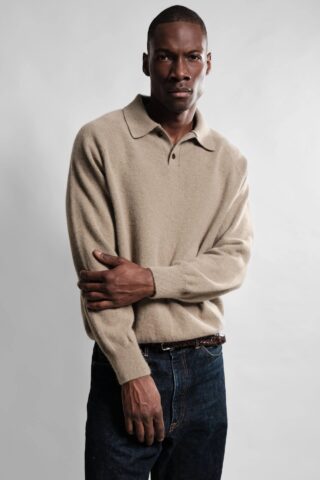 Polo Armen – Khaki par la marque Nitto Knitwear Nitto Knitwear - Polo Armen – Khaki