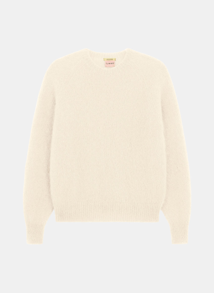 PULL ANOUCH COL ROND ECRU Tricots Jean Marc - Pull Col Rond Anouch - Écru – L