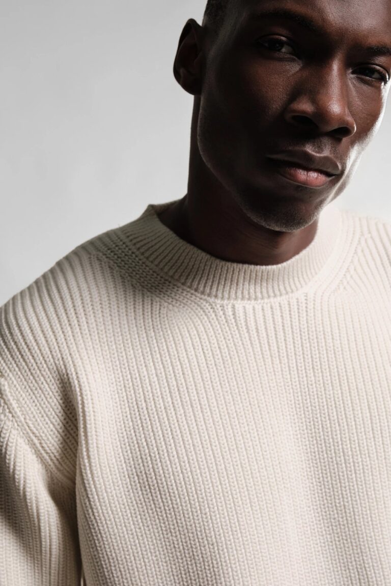 Nitto Knitwear - Pull Col rond Vasken - Écru – XL