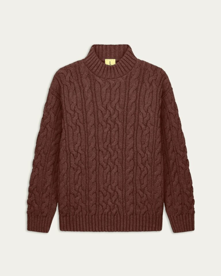 Nitto Knitwear - Pull Col Rond Ohannes - Choco – XXL