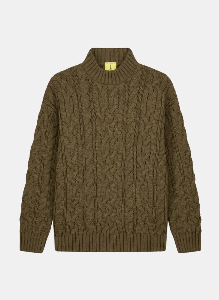 Nitto Knitwear - Pull Col Rond Ohannes - Havane – L
