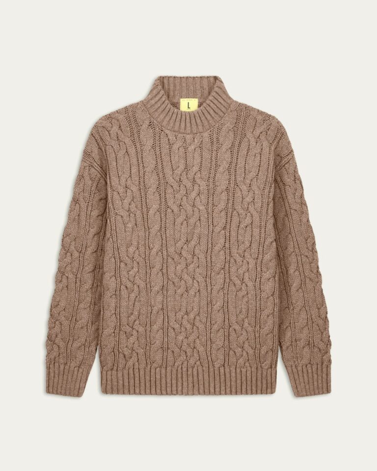 Nitto Knitwear - Pull Col Rond Ohannes - Taupe – XXL