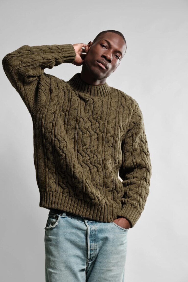 Nitto Knitwear - Pull Col Rond Ohannes - Havane – L