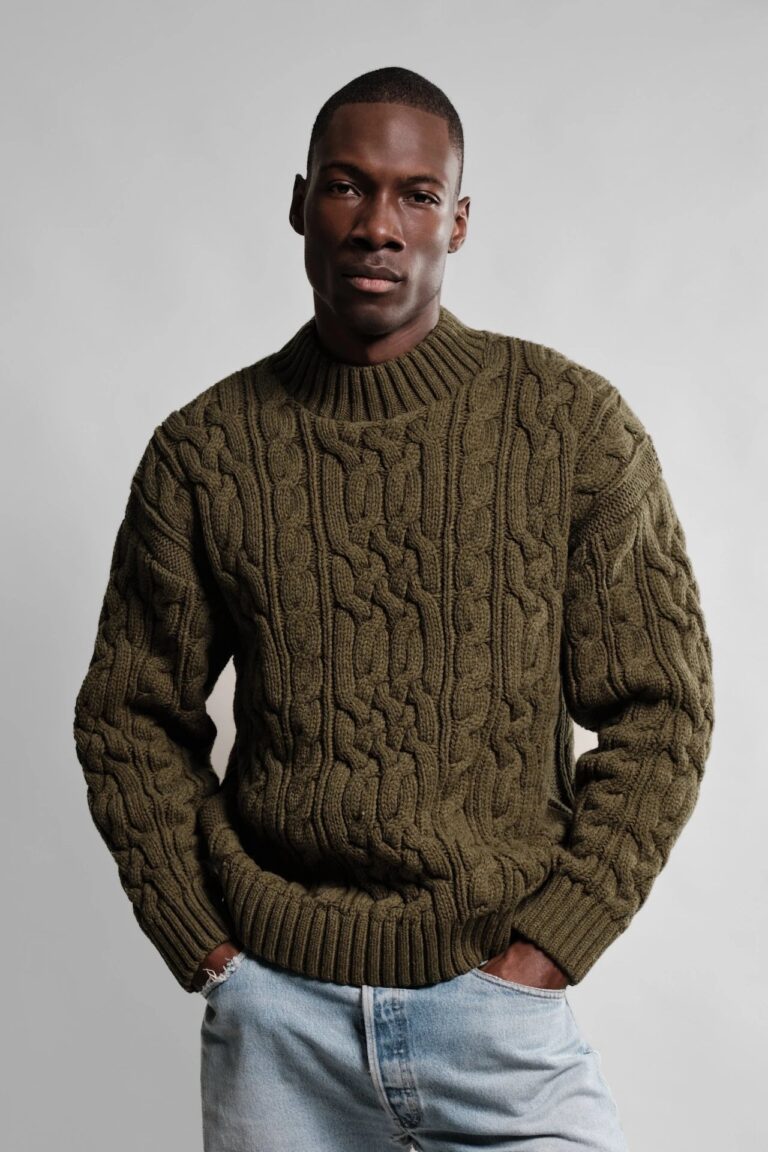 Nitto Knitwear - Pull Col Rond Ohannes - Havane – L