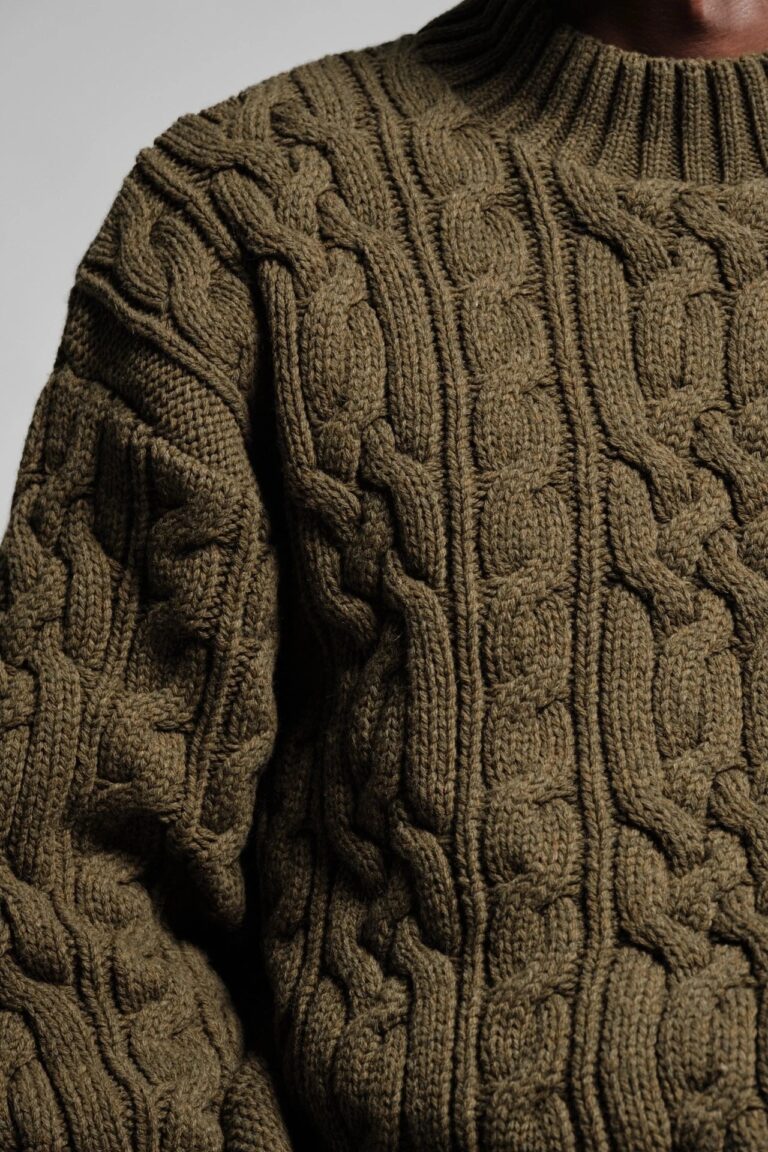 Nitto Knitwear - Pull Col Rond Ohannes - Havane – L