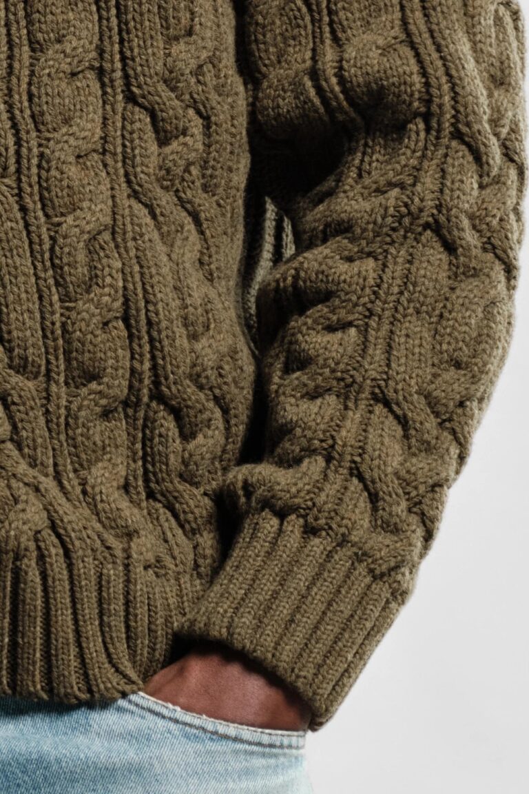 Nitto Knitwear - Pull Col Rond Ohannes - Havane – L