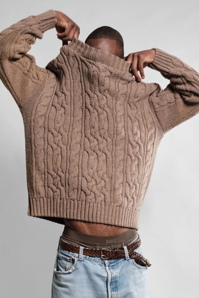 Nitto Knitwear - Pull Col Rond Ohannes - Taupe – XXL