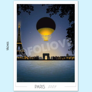 Affiche Paris 2024 Vasque Olympique 250g | Imparfaite 50×70 cm par la marque Foliove Foliove - Affiche Paris 2024 Vasque Olympique 250g | Imparfaite 50×70 cm