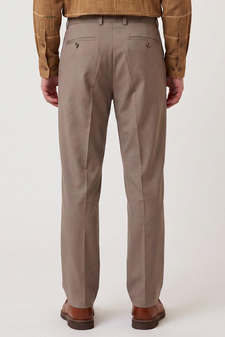 JAGVI. Rive Gauche - Pantalon Pleats en coton bio beige – beige / FR:48/ US:38