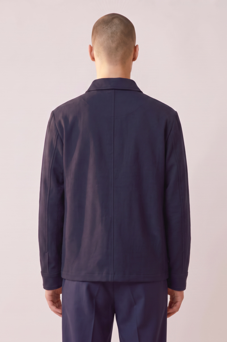 JAGVI. Rive Gauche - Veste Workwear laine marine – marine / XXL