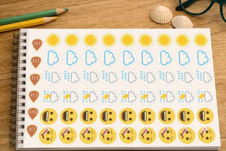 Atelier Baby'Sphère - Bullet Journal FROPS des Grandes Vacances d’Été - Un compagnon de voyage géolocalisé. – 3 - 50 pages