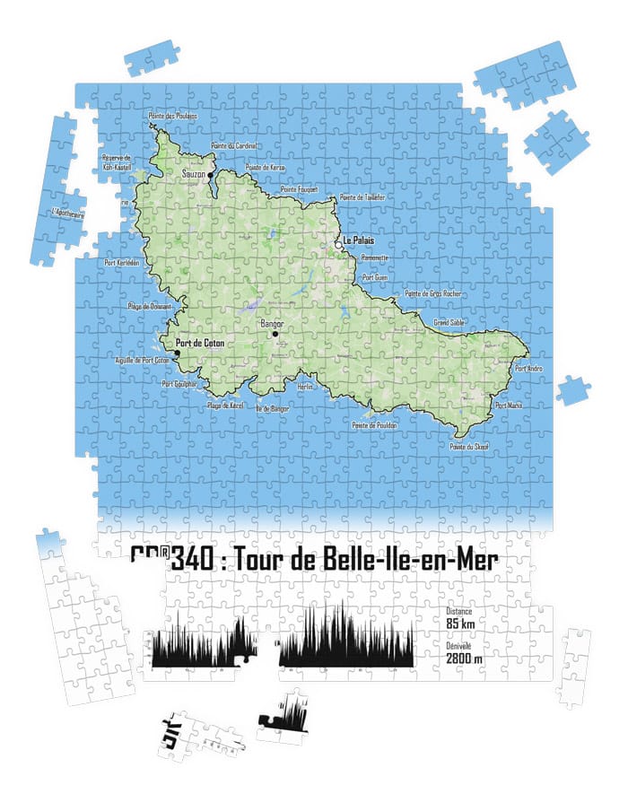 The Post Trace - Puzzle Tour de Belle Île - GR®340