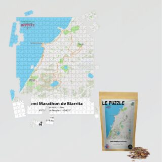The Post Trace - Puzzle Semi Marathon de Biarritz
