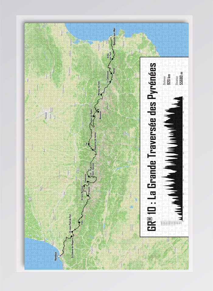 The Post Trace - Puzzle La Grande Traversée des Pyrénées - GR®10