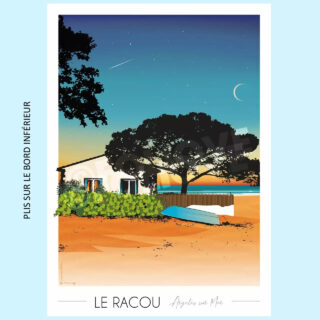 Affiche Le Racou – Argelès sur Mer | Imparfaite 30×42 cm par la marque Foliove Foliove - Affiche Le Racou – Argelès sur Mer | Imparfaite 30×42 cm