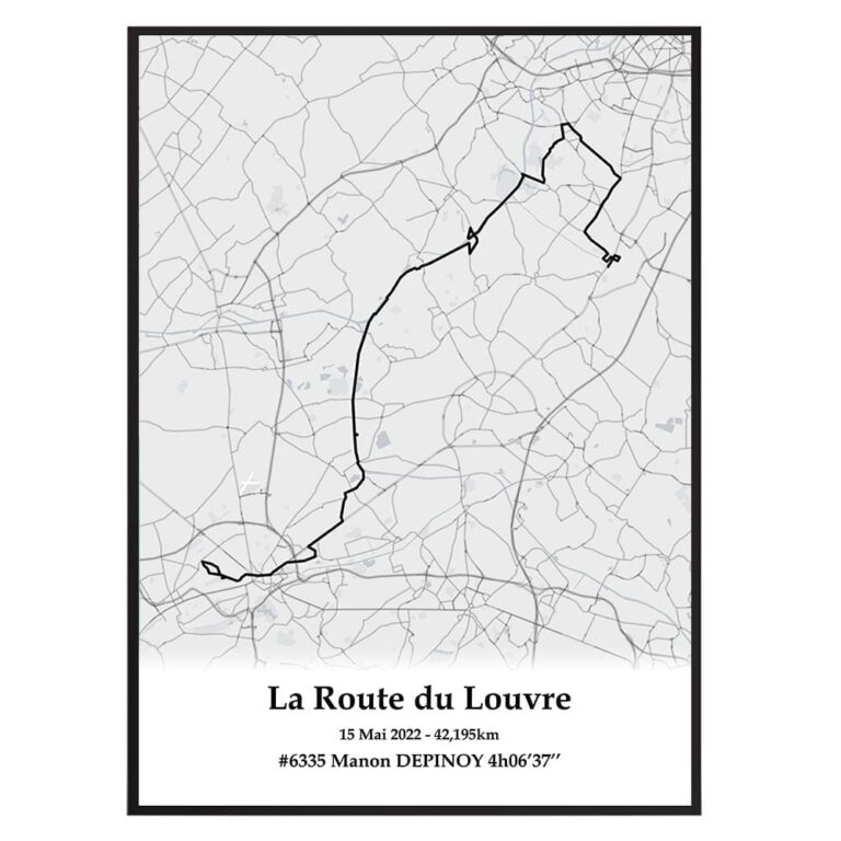 The Post Trace - La Route du Louvre - Marathon Lille - Lens