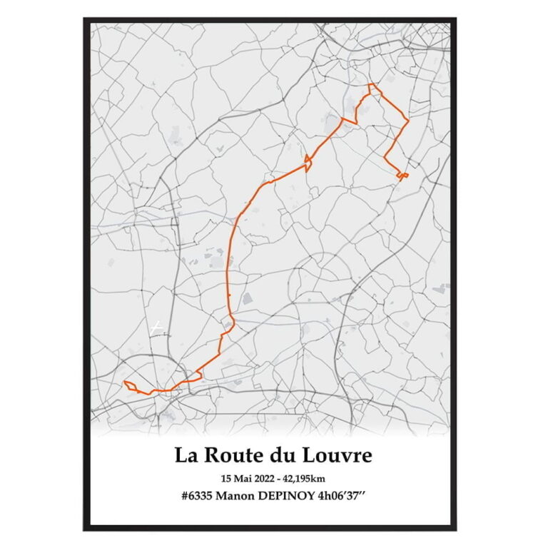 The Post Trace - La Route du Louvre - Marathon Lille - Lens
