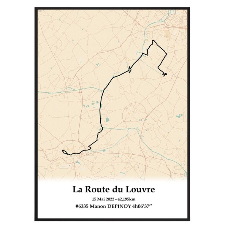 The Post Trace - La Route du Louvre - Marathon Lille - Lens