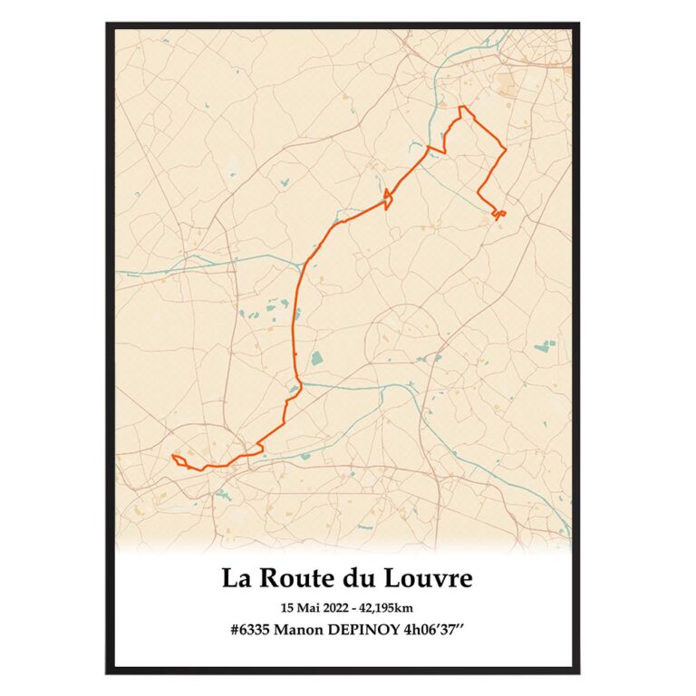 The Post Trace - La Route du Louvre - Marathon Lille - Lens