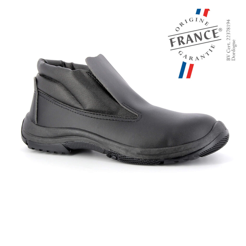 SARTHE NOIR S2 285 S24 ofg 1024x1024 1 s24.fr - Chaussure de sécurité montante sans lacet homme - SARTHE NOIR S2 – 44