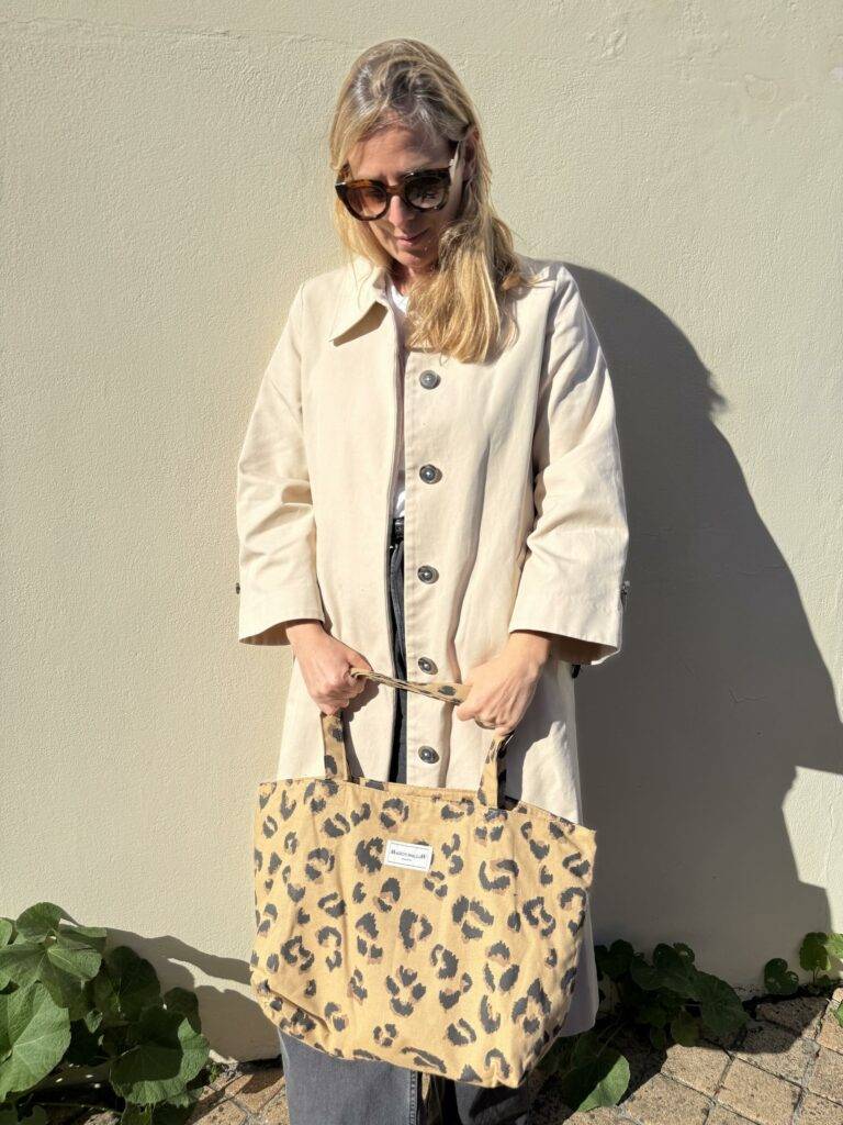 Maison Mallow - Sac Cabas Medium léopard clair