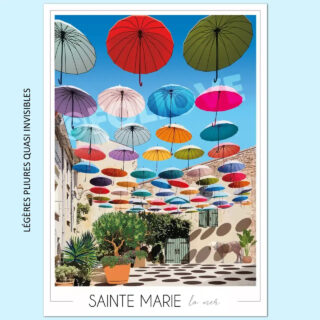 Affiche Sainte-Marie-La-Mer (édition imparfaite 50×70 cm) par la marque Foliove Foliove - Affiche Sainte-Marie-La-Mer (édition imparfaite 50×70 cm)