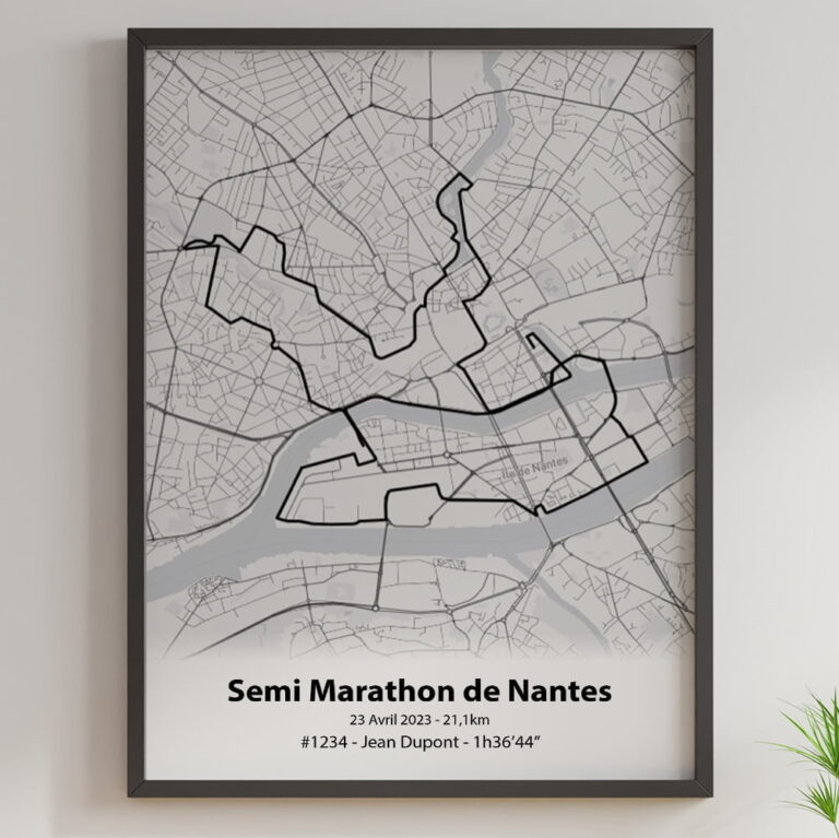 The Post Trace - Affiche Semi Marathon de Nantes