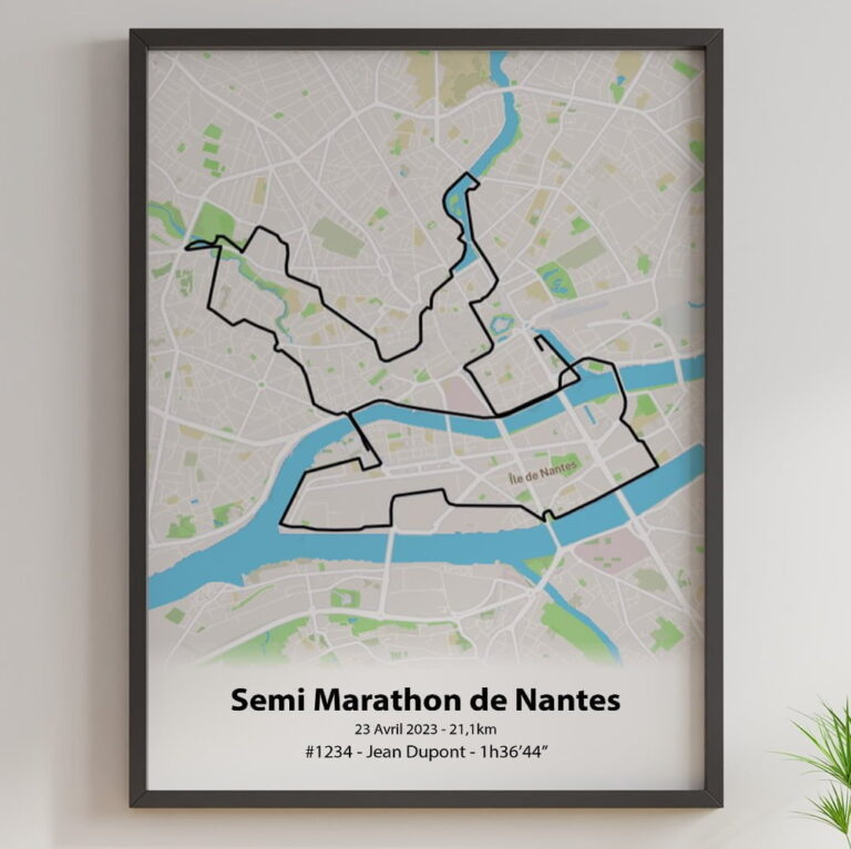 The Post Trace - Affiche Semi Marathon de Nantes