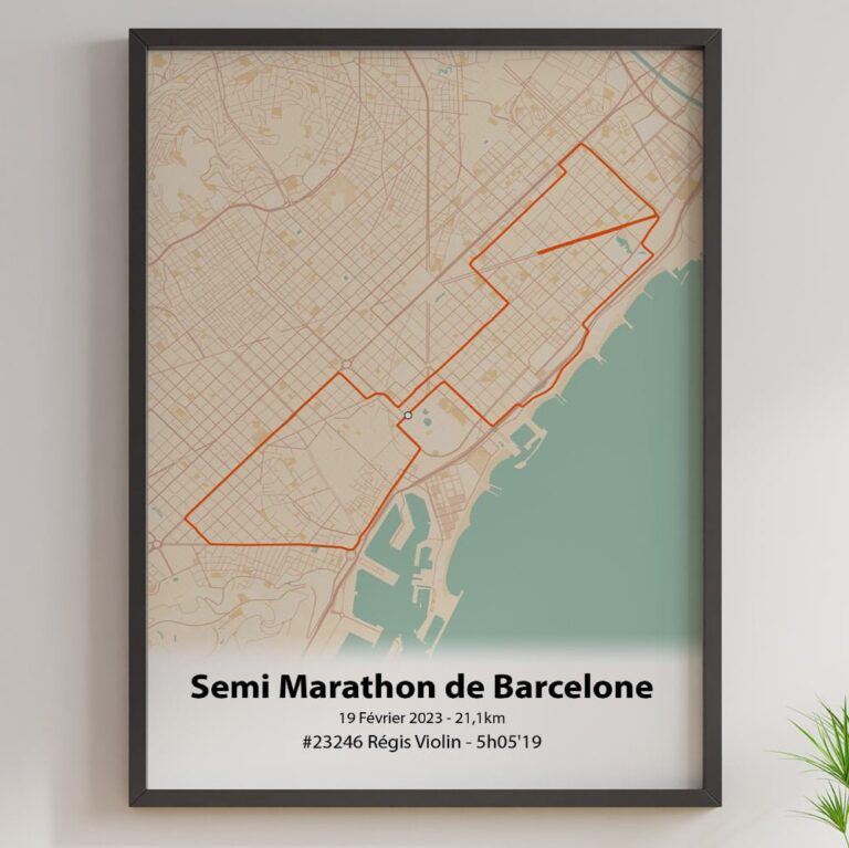 The Post Trace - Semi Marathon de Barcelone