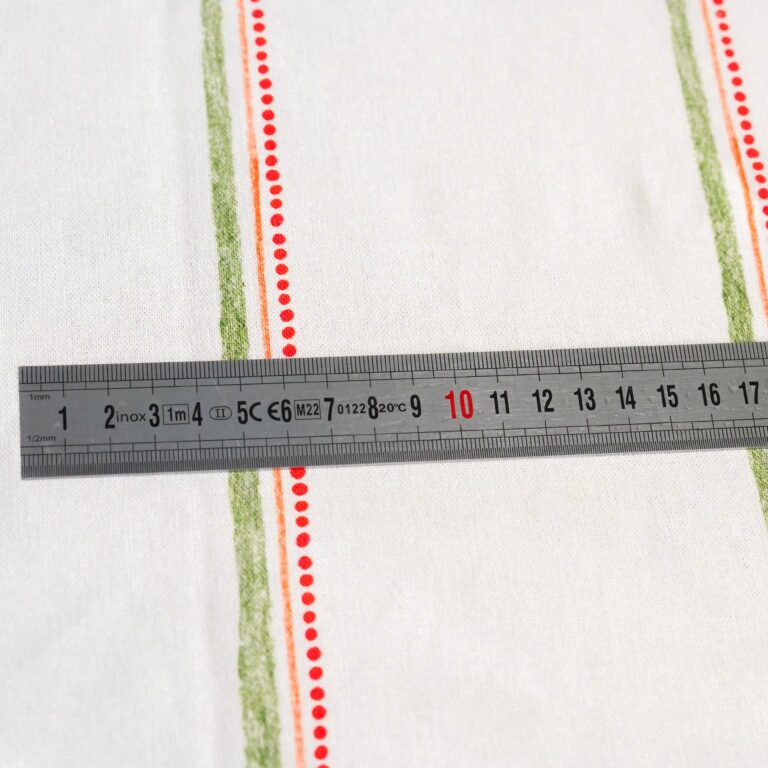 Maison Primavera - Tissu au mètre en coton et lin à motif Lisière - La Clé des champs