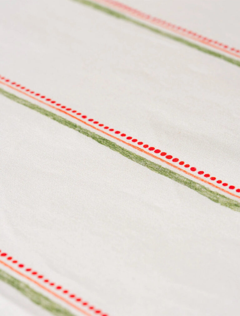 Maison Primavera - Tissu au mètre en coton et lin à motif Lisière - La Clé des champs