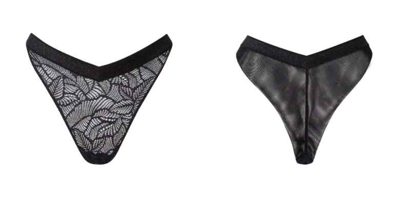 BOTT Lingerie - Tanga La Teuf - Noir Shadow – XL