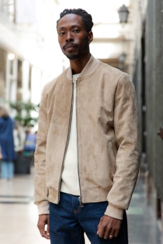 Blouson Teddy N2 en cuir homme par la marque Atelier Bertrand Atelier Bertrand - Blouson Teddy N2 en cuir homme
