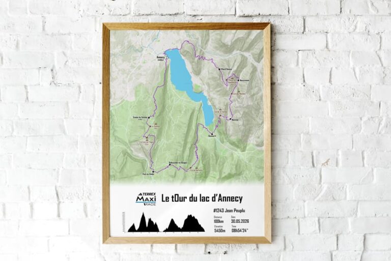 The Post Trace - Affiche MaXi Race® - Le tOur du Lac d'Annecy