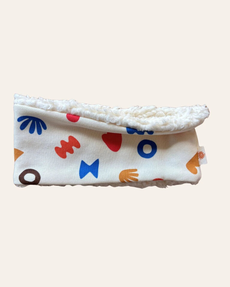 Petit Pote - Tour de cou bébé hiver - Coton bio – Bébé 10cm / Vert kaki