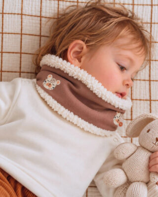 Tour de cou bébé hiver – Coton bio par la marque Petit Pote Petit Pote - Tour de cou bébé hiver – Coton bio