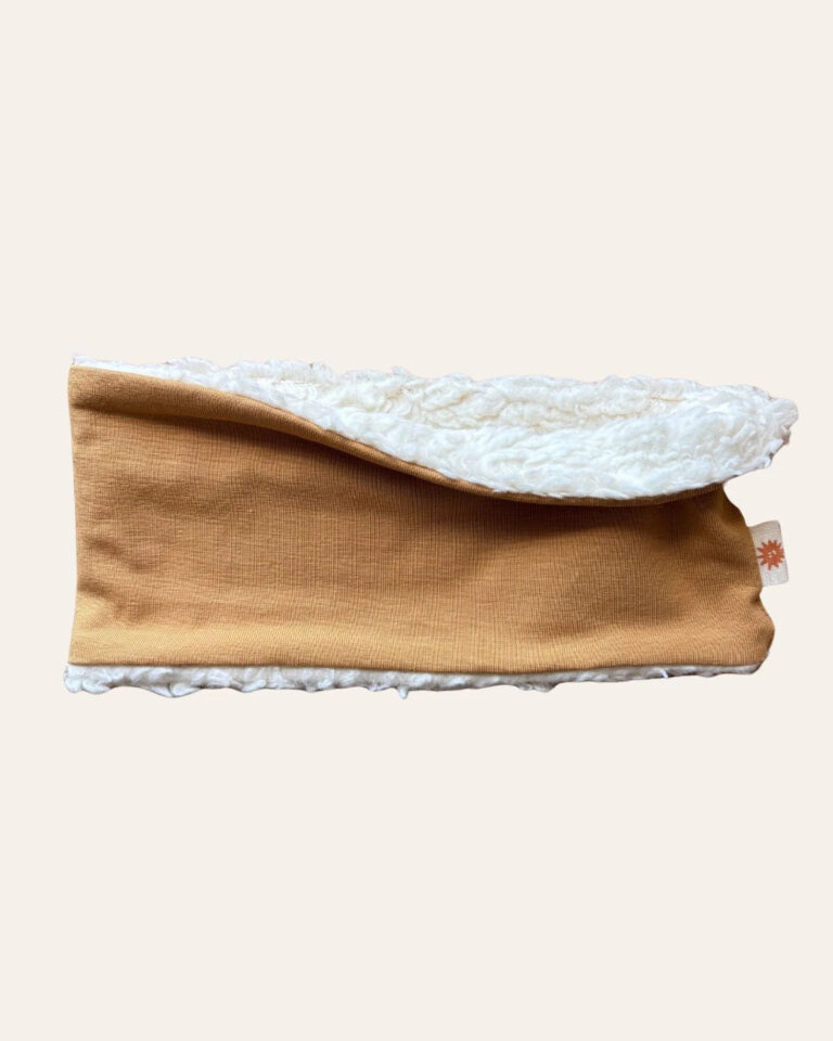Petit Pote - Tour de cou bébé hiver - Coton bio – Bébé 10cm / Vert kaki