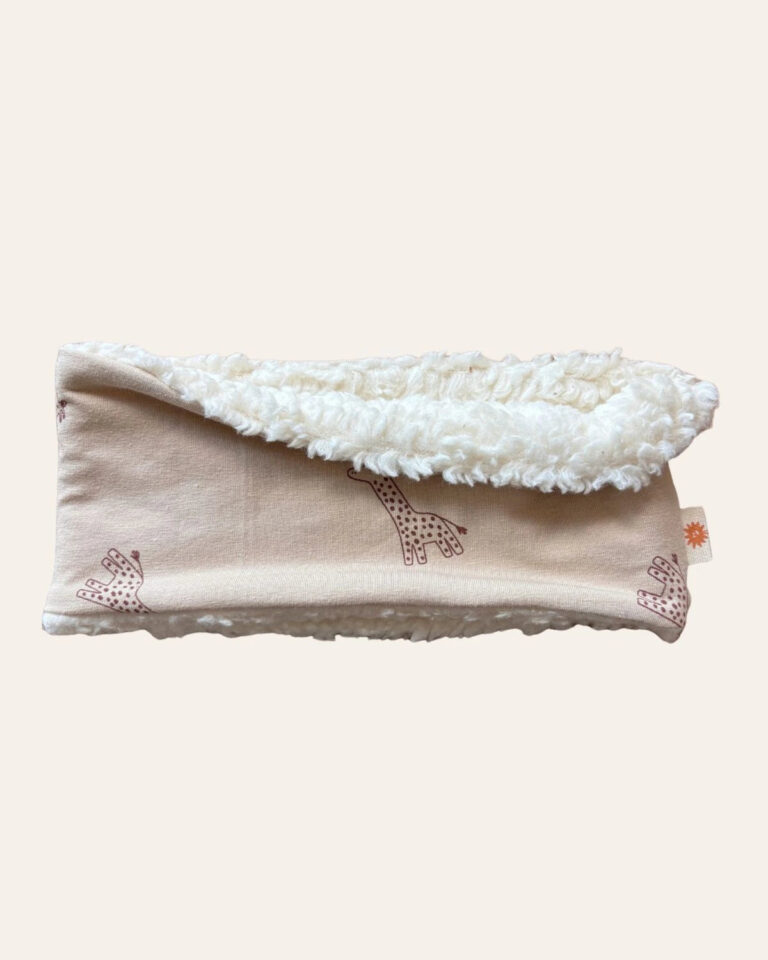 Petit Pote - Tour de cou bébé hiver - Coton bio – Bébé 10cm / Vert kaki