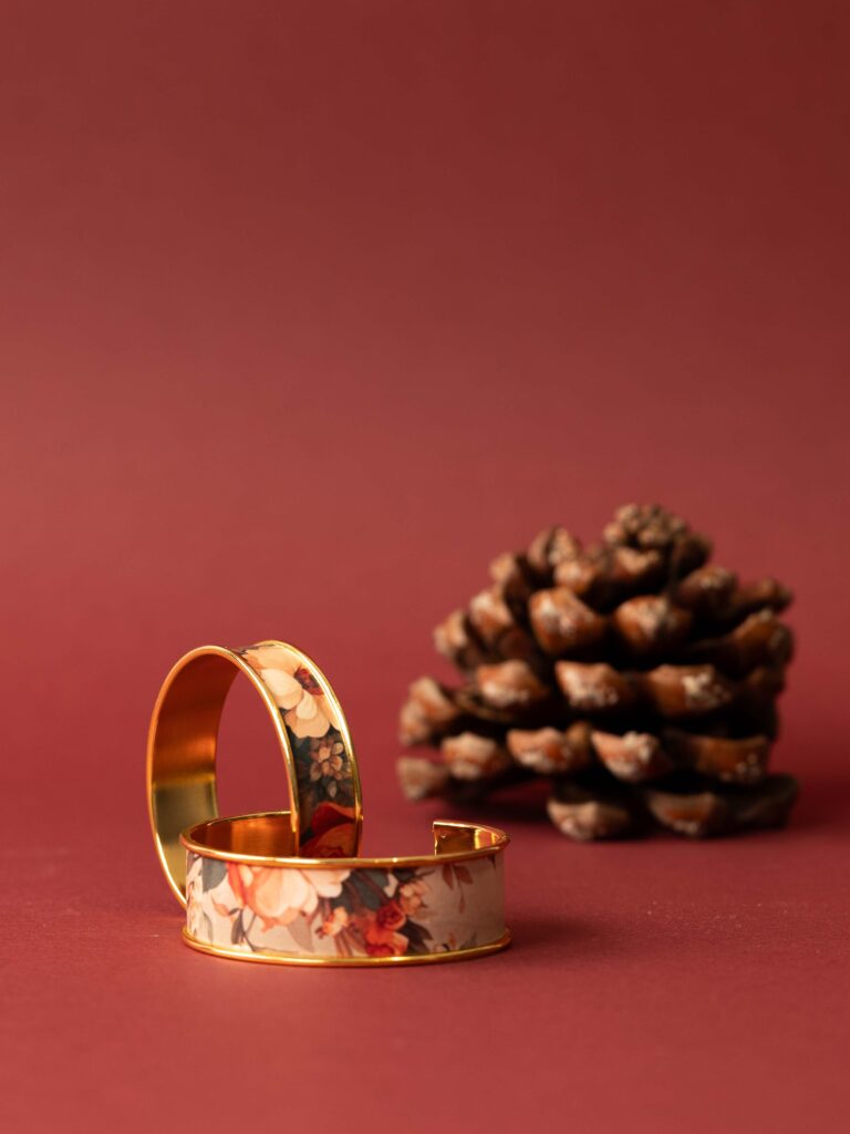 lili-bellule - AMBRE – Orange / Or / 20 mm