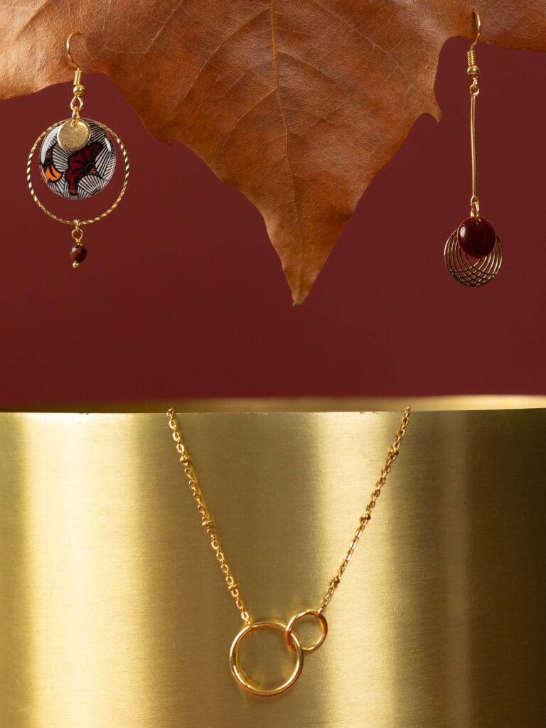 lili-bellule - CALIMA – Marron / Or