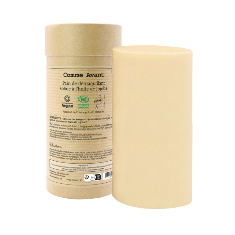 Comme Avant - Démaquillant solide à l'huile de jojoba - Version 4 – 1 démaquillant - 40g