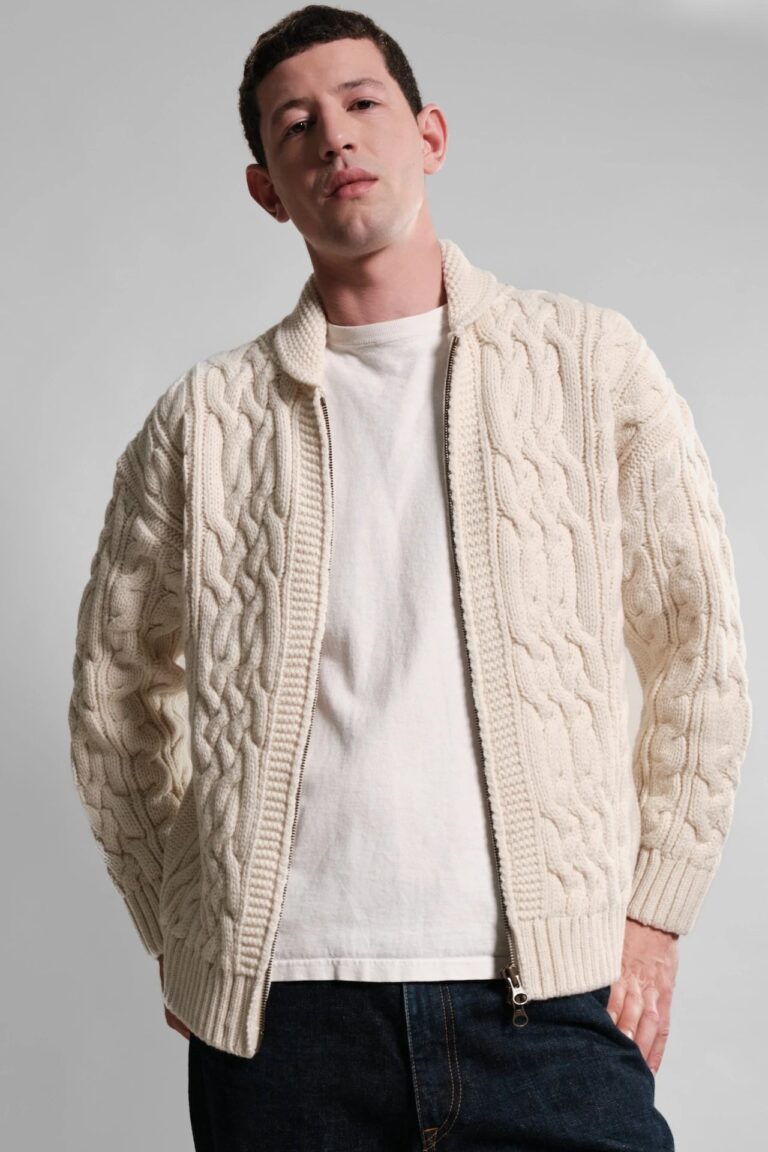Nitto Knitwear - Veste Ohannes - Écru – XL
