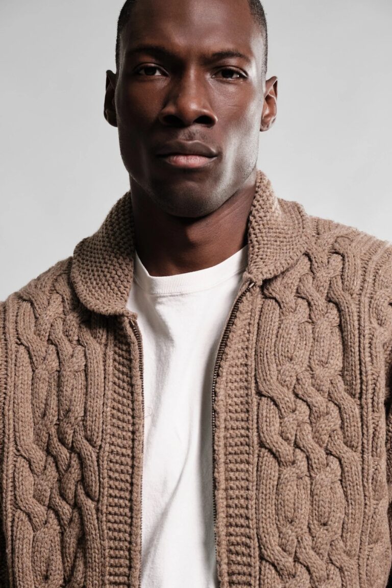 Nitto Knitwear - Veste Ohannes - Taupe – XXL