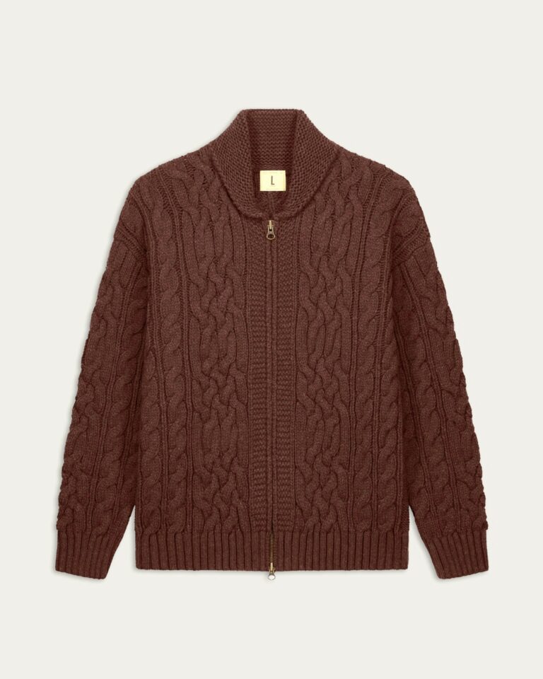 Nitto Knitwear - Veste Ohannes - Choco – XL
