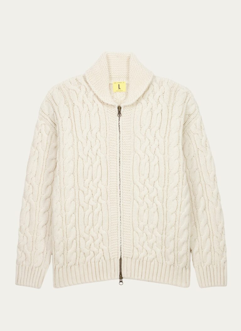 Nitto Knitwear - Veste Ohannes - Écru – XL